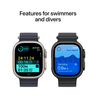 PRE-ORDER Apple Watch Ultra 2 GPS + Cellular, 49 mm Black Titanium Case with Black Ocean Band