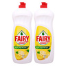 Fairy Max Plus Lemon Dishwashing Liquid Value Pack 2 x 675 ml