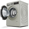 Bosch Front Load Washing Machine, 9 kg, 1400 RPM, Silver inox, WAV28KHXGC