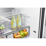 Samsung Bespoke French Door Refrigerator with See-thru Door, 548 L, Clean Black, RF65DB975E22AE