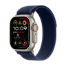 Apple Watch Ultra 2 GPS + Cellular, 49 mm Natural Titanium Case with Blue Trail Loop - M/L