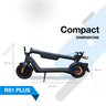 RileyRS1 Plus Electric Scooter Black