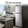 Hisense Double Door Refrigerator, 320L, Stainless Steel Finish, RT418N4ASU1