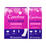 Carefree Plus Large Fresh Scent Pantyliners 48 pcs + 20 pcs