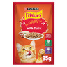 Purina Friskie Duck In Gravy Wet Cat Food Pouch 85 g