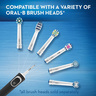 Oral-B Vitality Cross Action Rechargeable Electric Toothbrush D100.413.1 Black + White Bundle