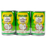 Hanaa 100% Coconut Milk Value Pack 3 x 400 g