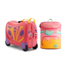 American Tourister Skittle NXT Hard Trolley+Kids Backpack, Assorted