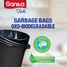 Sanita Club Oxo-Biodegradable Garbage Bags 70 Gallons XX-Large Size 125 x 105cm 10pcs