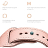 Porodo Leather Band for Apple Watch, 42/44/45 mm, Pink, PDLEAT44-PK