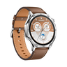 Huawei Watch GT 5 Smartwatch, Vili with Brown Composite Leather Strap + Freebuds 5i Blue Bundle