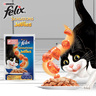 Purina Felix Sensations Jellies With Salmon And Tomato Flavors Cat Food 85 g