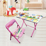 Maple Leaf Home Study Table + Chair KT003-A Pink