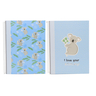 Ancor Single Lined Hard Cover Spiral Notebook, A4 Size, 80 Sheets - Koala, Assorted, 104967