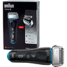 Braun Series 8 Wet & Dry Electric Shaver, Black/Blue, 8325S