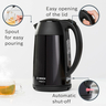 Bosch Cordless Electric Kettle, 1.7L, Black, TWK3P423GB