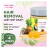 Easy Sweet Coconut & Pineapple Cold Wax Hair Removal 200 g