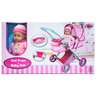 Doll Pram And Baby Set 613