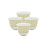 Pearl Ceramic Cawa Cup, 90ml, 4 Pcs, Set-P00003