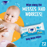 Fine Baby Water Wipes 72 pcs 2 + 1