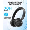 Anker Soundcore H30i On-Ear Wireless Headphone, Black, A3012H11