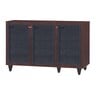 Maple Leaf Shoe Cabinet 3 Door 888-LO Wenge