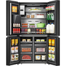 Hisense Four Door French Smart Refrigerator, 538L, Premium Black, RQ759N4IBU1