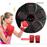 Striker Musical Boxing Machine with Gloves Electronic BT Intelligent Boxing Target Wall Mount Boxing Trainer Pad for Home, Indoor, Gym SF3