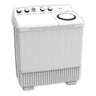 Hisense Twin Tub Semi Automatic Washing Machine, 12 kg, White, WSCE121