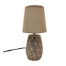 Maple Leaf Ceramic Table Lamp Grey