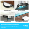 TP-Link Tapo Robot Vacuum & Mop + Smart Auto-Empty Dock, 2000 Pa, Tapo RV10 Plus