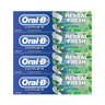 Oral B Complete Herbal Fresh Toothpaste With Mint & Lime Extract 4 x 100 ml