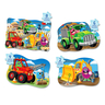 The Learning Journey My First Puzzle Sets 4-in-A Box Monster Truck, Assorted, 628140