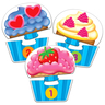 The Learning Journey My First Match It! Counting Cupcakes Puzzle, 15 pcs, Assorted, 116449