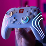 PDP Nintendo Switch White Afterglow Wave Wireless Controller