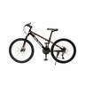 Skid Fusion Bicycle 24" MTB200 Black/Red