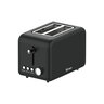 Mr Light Toaster, 2 Large Slots Compact Electric Bread Toaster With 6 Toast Setting Defrost, Reheat, Cancel Functions, Removable Crumb Tray, Black Toaster (Black)