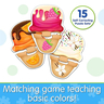 The Learning Journey My First Match It! Ice Cream Colors Puzzle, 15 pcs, Assorted, 118368