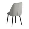 Home Canvas Riva Chair (Set of 2) Velvet Fabric - Leg Black Metal - Beige TC09AN004S1