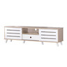 Max Tv Cabinet-Oak/White