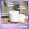 Kleenex Extra Dry Toilet Tissue Paper Embossed 3ply 160 Sheets 12 Rolls