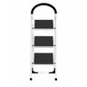 Namson Foldable 3 Step Steel Ladder with Non Slip Grip & Safety Lock, R26903