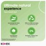 Kotex Natural Panty Liners 100% Cotton Normal Size 54 pcs