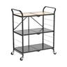 Home 3Tier Foldable Trolley WK810136FS