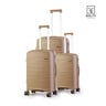 Beelite 4 Wheel Hard Trolley, 3 pcs, Assorted, P1045