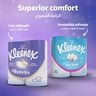 Kleenex Extra Dry Toilet Tissue Paper Embossed 3ply 160 Sheets 4 Rolls
