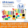 The Learning Journey Lift & Learn Colors & Shapes Puzzle, 16 pcs, Assorted, 501825