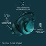 Urbanista Miami True Wireless Over-ear Bluetooth Headphones, 50 Hours Playtime, Active Noise Cancelling Wireless Headset With Microphone, On Ear Headphones With Carry Case, Teal