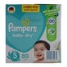 Pampers Baby Dry Diapers Size 5 11-16 kg 80pcs