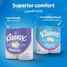 Kleenex Dry Soft Toilet Tissue Paper Embossed Bathroom 2ply 200 Sheets 16+4 Free Rolls